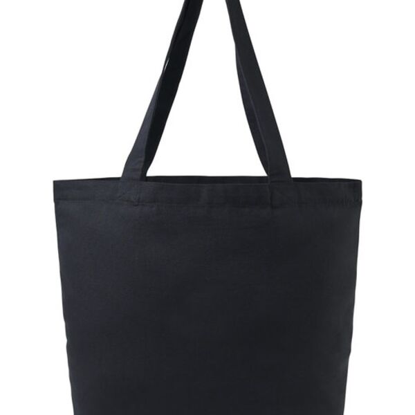 Aware™ Recycled Cotton Shopper Tote Bag With Interior Zip Pocket Thumbnail