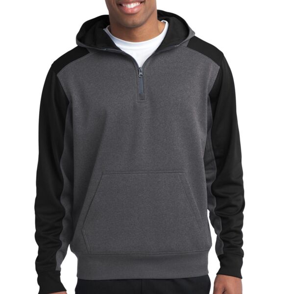 Tech Fleece Colorblock 1/4 Zip Hooded Sweatshirt - AF Thumbnail