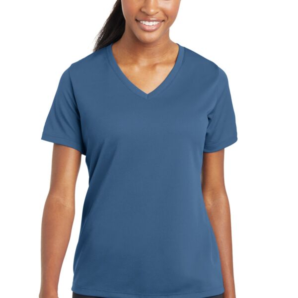 Ladies PosiCharge ® RacerMesh ® V Neck Tee - AF Thumbnail