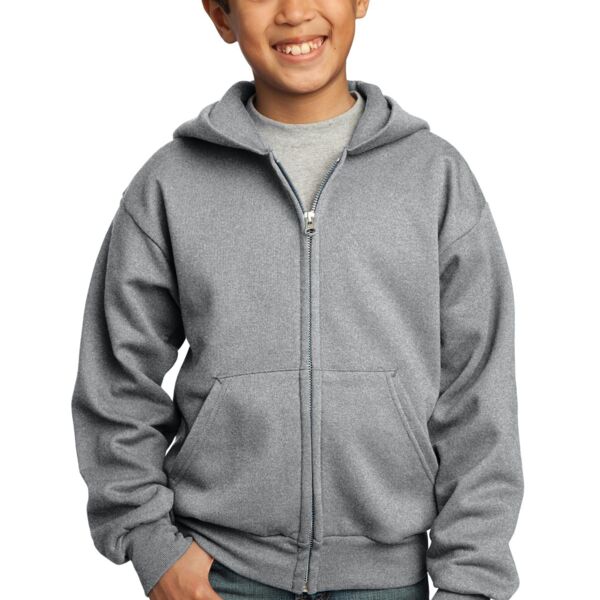Youth Core Fleece Full Zip Hooded Sweatshirt - AF Thumbnail