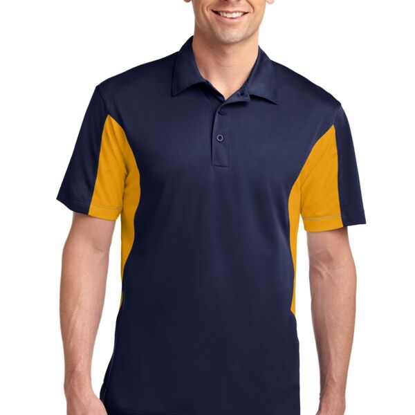 Side Blocked Micropique Sport Wick ® Polo - AF Thumbnail
