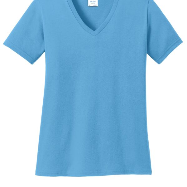 Ladies Core Cotton V Neck Tee - AF Thumbnail