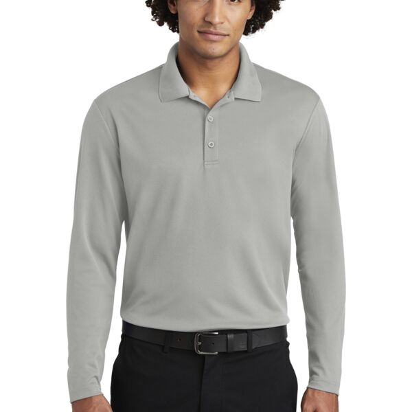 PosiCharge ® RacerMesh ® Long Sleeve Polo - AF Thumbnail