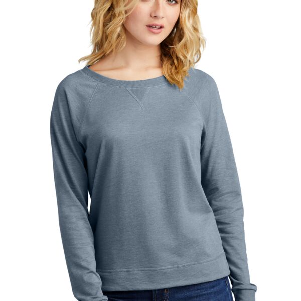 Women's Featherweight French Terry Long Sleeve Crewneck - AF Thumbnail